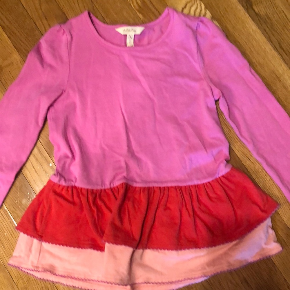 Matilda Jane Ruffle Shirt size 8